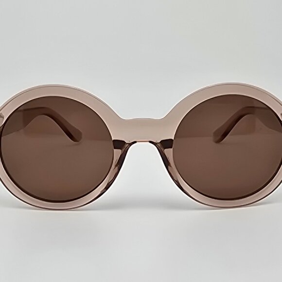 Meller Eco Bashira Salt Kakao Brown Frame Polarized Brown Lens Round Sunglasses main image 10